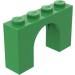 LEGO Fel groen Boog 1 x 4 x 2 (6182)