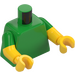 LEGO Jasno zielony Banan Człowiek Minifigurka Tułów (973 / 16360)