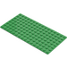 LEGO Bright Green Baseplate 8 x 16 (3865)