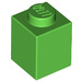 LEGO Leuchtend grün Backstein 1 x 1 (3005 / 30071)