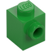 LEGO Fel groen Steen 1 x 1 met Nop aan Eén Kant (87087)