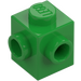 LEGO Bright Green Brick 1 x 1 with Two Studs on Adjacent Sides (26604)