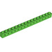 LEGO Bright Green Brick 1 x 16 with Holes (3703)