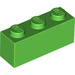 LEGO Leuchtend grün Backstein 1 x 3 (3622 / 45505)