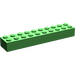 LEGO Leuchtend grün Backstein 2 x 10 (3006 / 92538)