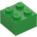 LEGO Bright Green Brick 2 x 2 (3003)