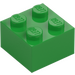 LEGO Světle zelená Kostka 2 x 2 (3003 / 6223)