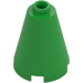 LEGO Bright Green Cone 2 x 2 x 2 (Open Stud) (3942 / 14918)