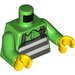 LEGO Bright Green Criminal Minifig Torso (973 / 76382)