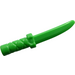 LEGO Bright Green Dagger with Cross Hatch Grip