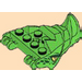 LEGO Leuchtend grün Drachen Kopf Jaw mit Horn mit Gelb Augen (78224)