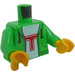 LEGO Fel groen Drone Boy Minifiguur Torso (973 / 76382)