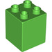 LEGO Fel groen Duplo Steen 2 x 2 x 2 (31110)