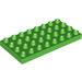 LEGO Fel groen Duplo Plaat 4 x 8 (4672 / 10199)