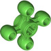 LEGO Fel groen Tandwiel met 4 Knobs (32072 / 49135)