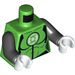 LEGO Bright Green Green Lantern Jessica Cruz Minifig Torso (973 / 76382)