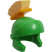 LEGO Bright Green Helmet with Broom Plume