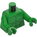 LEGO Fel groen Hulk met Puntig Haar en Minifiguur Torso (973 / 76382)