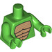 LEGO Fel groen Lizard Man Torso (973 / 88585)