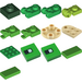 LEGO Fel groen Minecraft Schildpad