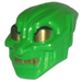 LEGO Bright Green Minifig Mask Green Goblin with Golden Teeth and Eyes