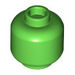LEGO Bright Green Minifigure Head (Recessed Solid Stud) (3274 / 3626)