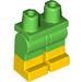 LEGO Fel groen Minifigure Heupen en benen met Geel Boots (21019 / 79690)