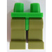 LEGO Vert clair Minifigure Les hanches avec Olive Green Jambes (3815 / 73200)