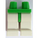 LEGO Verde brillante Minifigure Fianchi con Bianco Gambe (73200 / 88584)