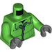 LEGO Vert clair Minifigure Torse Puffer Snow Coat avec Zipper (973 / 76382)