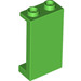 LEGO Fel groen Paneel 1 x 2 x 3 met zijsteunen - holle noppen (35340 / 87544)