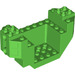 LEGO Fel groen Vliegtuig Onderzijde 4 x 12 x 4 met Gat (44665)