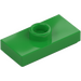 LEGO Verde brillante Placa 1 x 2 con 1 Espiga (con ranura y sujeción de espiga inferior) (15573 / 78823)