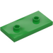 LEGO Bright Green Plate 2 x 4 with 2 Studs (65509)