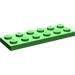 LEGO Leuchtend Grün Platte 2 x 6 (3795)