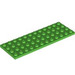 LEGO Leuchtend grün Platte 4 x 12 (3029)
