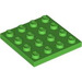 LEGO Bright Green Plate 4 x 4 (3031)