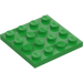 LEGO Verde brillante Piastra 4 x 4 (3031)