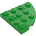 LEGO Vert Clair assiette 4 x 4 Rond Pièce de monnaie (30565)