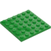 LEGO Bright Green Plate 6 x 6 (3958)