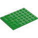 LEGO Bright Green Plate 6 x 8 (3036)