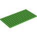 LEGO Bright Green Plate 8 x 16 (92438)
