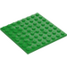 LEGO Fel groen Plaat 8 x 8 (41539 / 42534)