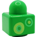 LEGO Bright Green Primo Brick 1 x 1 with Circles (31000 / 41084)