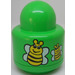 LEGO Vert clair Primo Rond Rattle 1 x 1 Brique avec 4 bees (2 groups of 2 bees) (31005)