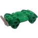 LEGO Bright Green Racers Chassis with Green Wheels