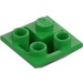 LEGO Světle zelená Sklon 2 x 2 (45°) Převrácený (3676)