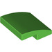LEGO Bright Green Slope 2 x 2 Curved (15068)