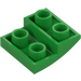 LEGO Verde brillante Con pendiente 2 x 2 x 0.7 Curvo Invertido (32803)