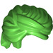 LEGO Fel groen Swept Rug Golvend Tousled Haar (43753 / 61183)